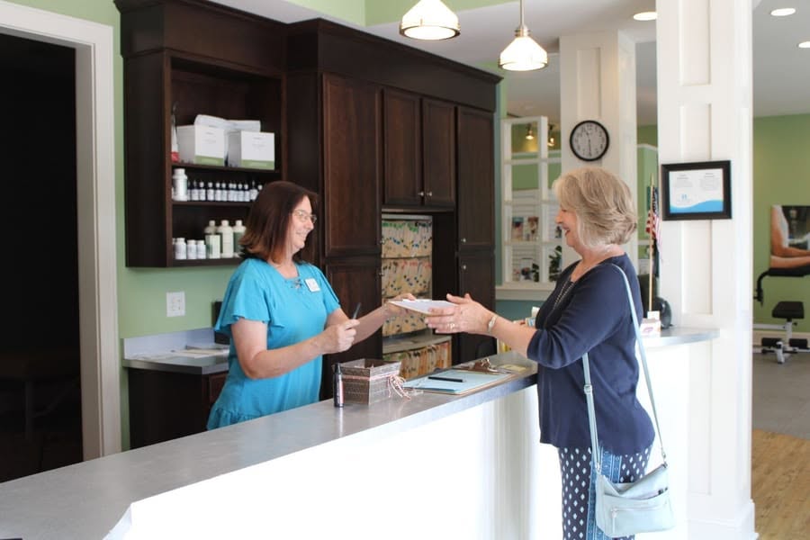 Metagenics supplements discussed during a visit at Strand Spine Institute in Pawleys Island SC